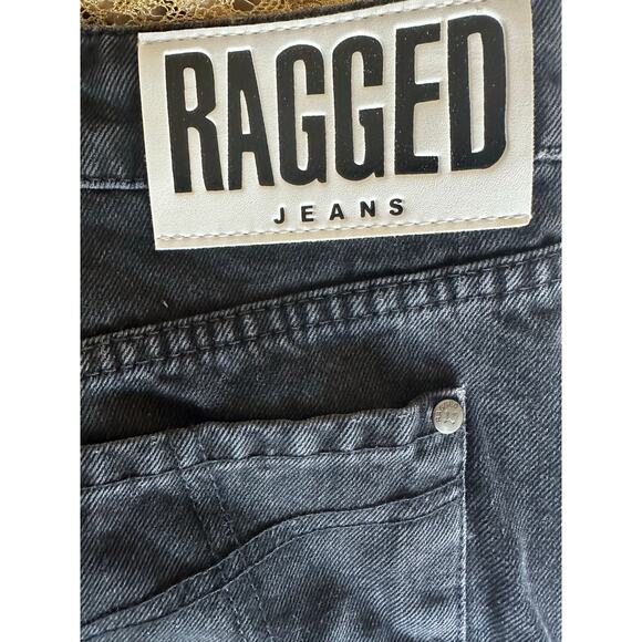 The Ragged Priest Black Combat Cargo Jeans Charcoal Size 26 NEW NWT - Picture 7 of 9